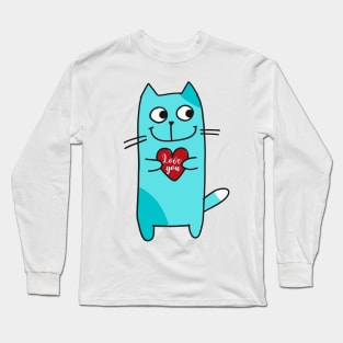 Cat's love Long Sleeve T-Shirt